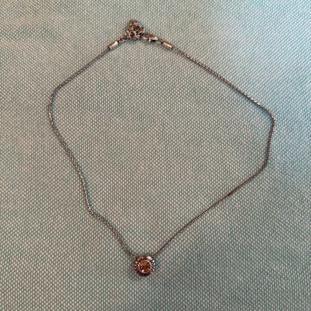 Brighton Silver Necklace with Minimalist Pendant